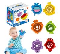 Tazze di impilamento per Giocattoli da impilabili - Allenamento sensoriale Sviluppo precoce L'acqua Gioca Tazze nidificate | Giocattolo di Costruzione del Bagno colorato, Gioco di Allenamento