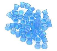 Tazze Di Inchiostri Per Tatuaggi Da 1000 Pezzi In Plastica Per Inchiostro Del Tatuaggio Pigmento,Coppette Porta in Plastica Pigment Tatuaggi,Accessori per tatuaggi, base,blu(S)