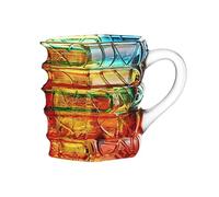 Tazze di resistenti al calore, 3D, dipinte a forma di libro, per bevande calde, per birra, cappuccino, acqua, birra fredda, Natale, compleanno, viaggi, casa, latte
