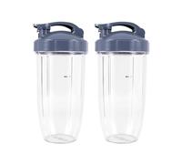 Tazze Di Ricambio Da 32 Once Con Coperchio Ribaltabile, Compatibili Con Nutribullet, Tazza For Spremiagrumi Portatile Con Frullatore Da 600 W E Pro 900 W