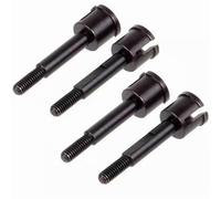 Tazze Differenziali Rc Per 94155 94188 8064 1/10 4 Pezzi Adattatore Per Mozzo In Acciaio Per Asse Tazza Di Trasmissione RC Crawler Auto Ricambi Accessori(Black)