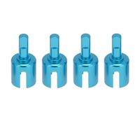 Tazze Differenziali Rc Per Tamiya Per TT01 Per TT02 TT01D TT01E DF-02 M05 M06 1/10 4 Pezzi Giunto Cambio Metallo Tazza Differenziale Tazza Differenziale Parti Aggiornamento Per Auto RC(Blue)