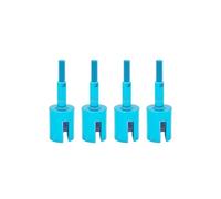 Tazze Differenziali Rc Per Tamiya Per TT01 TT01E Per TT02 Per TT02B 51006 9005713 1/10 4 Pezzi Assi In Metallo E Alluminio Ruota Assale Coppa Parti Di Aggiornamento Per Auto RC(Blue)