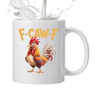 Tazze Divertenti,325 Ml In Ceramica Divertente Con Gallina,Per Cioccolata Calda E Bevande Al Latte Con Figura Di Gallo - per Compleanno Donne Uomini e Colleghi Tè Lavoro Caffè Latte e Cioccolata Calda
