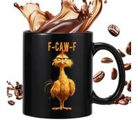 Tazze Divertenti | Divertente Ceramica Con Design Gallo Da 35 Cl,Mug Da Tè Con Gallo | Per I Colleghi Le Donne Il Tè Il Lavoro Caffè Latte La Cioccolata Calda La Bevanda Compleanno