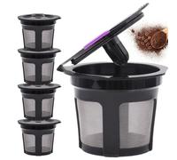 Tazze filtranti riutilizzabili - di caffè ricaricabili, accessorio universale per macchina compatibile con 2.0 1.0 Mini Plus Series | Soluzione ecologica per la produzione di bevande da cucina