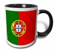 Tazze Flag Of Portugal Portuguese Red And Green With Coat Of Arms Shield Colorata Tazza In Ceramica Con Manico Tazza Colazione Porcellana Per Thè Anniversario Quotidiano
