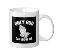Tazze God Is In Control Praying Hands Of God 330Ml Tazze Da Caffè In Porcellana Classica Tazza Per Ufficio Bevande Compleanno