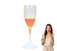 Tazze illuminate, tazze luminose | Bicchieri da vino colorati con coppa di champagne da 120 ml,Flute da champagne versatili, bicchieri attivati con liquidi, tazze fosforescenti per compleanno, Natal