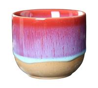 Tazze in Ceramica Da 150 Ml per Yerba Mate, Fatte a Mano, Ideali per Tè, Succhi di Frutta E Sakè, Rosso