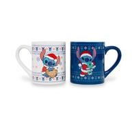 Tazze In Ceramica Di Disney Lilo & Stitch Per Le Feste | Set Di 2