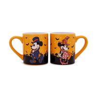 Tazze In Ceramica Disney Halloween Mickey E Minnie Mouse Da 14 Once | Set Di 2