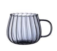 Tazze in trasparente con manico a forma di zucche di Halloween, da caffè autunnale da 400 ml, simpatiche tazze da caffè a forma di per casa, ufficio e feste