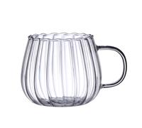 Tazze in trasparente con manico a forma di zucche di Halloween, da caffè autunnale da 400 ml, simpatiche tazze da caffè a forma di per casa, ufficio e feste