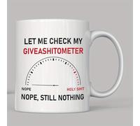 Tazze Let Me Check My Giveashitometer Nope Still Nothing Con Manici Tazze Da Caffè Durevole Tazza Da Tè Per Anniversario Caffe Home