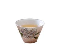 Tazze Matcha Tazza da tè in legno con ortensia dipinta a mano, set da tè in ceramica, tazza for ospiti, tazza for cappelli personalizzata Set Da Tè Con Infusore