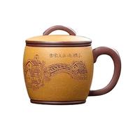 Tazze Matcha Tazze di argilla viola for preparare il tè di grande capacità, set da tè intagliati a mano, tazze di argilla for bere durante il tè Set Da Tè Con Infusore