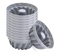 Tazze muffin silicone per cottura - Cupcake Cottura | pirottini Cupcake | per pasticceria riutilizzabili antiaderenti, 12 pezzi