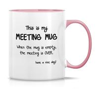 Tazze Mug Meeting The Is Empty Moderne Tazze Statement Tazza Da Tè Per Moglie Anniversario Fidanzata