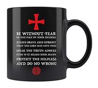 Tazze Mug Mens Crusader Knight Knights Templar Code Holy Cross Retrò Tazze Caffe Moderne Mug In Porcellana Per Caffe Thè Latte