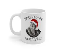 Tazze Mug You'Re All On The Naughty List John Calvin Christmas Retrò Tazze Da Tè In Ceramica Con Manici Mug In Porcellana Per Thè Latte Moglie