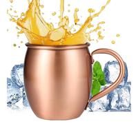 Tazze Mule In Rame - Bicchieri Martellati Realizzati A Mano | Di Rame Del Di Mosca | La Nostra Coppa Coppers | Finitura A | Per Il Cocktail Della Birra 'acqua Potabile Del Bar
