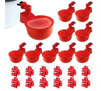 Tazze Per Abbeveratoi Di Pollo, Abbeveratoio Automatico Per Pollame, Abbeveratoio Per Galline, Abbeveratoi Automatici Per Polli, Bevitore Automatico Per Galline, Per Uccelli, Pollame, Piccioni, Anatre
