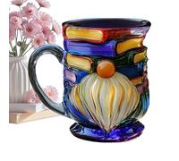 Tazze per bevande calde - in ceramica realistica in 3D con libro - per caffè caldo - per gli amanti della lettura famiglia amici tè cioccolato bevande compleanno casa viaggio interno