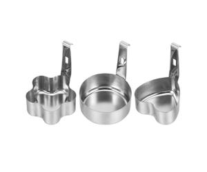 Tazze Per Uova In Camicia - Acciaio Inossidabile | Set Di Pentole Da Append | Rivestimento Antiaderente, Utensile da Cucina Riutilizzabile, Set da 180g, per Vaporiera Colazione e Friggitrice ad Aria