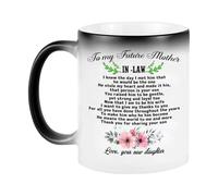 Tazze personalizzate - Tazza divertente con cambio di calore | 300 ml tazza per caffè | tazza cambia colore | tazza in ceramica per mamma e donna, tazza unica per figlia