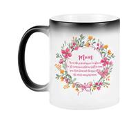 Tazze personalizzate - Tazza divertente con cambio di calore | 300 ml tazza per caffè | tazza cambia colore | tazza in ceramica per mamma e donna, tazza unica per figlia