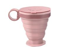 Tazze pieghevoli da viaggio, riutilizzabile per collutorio, da viaggio riutilizzabile, da campeggio, bottiglia d'acqua tascabile a prova di perdite per bevande calde e fredde