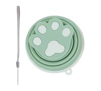 Tazze pieghevoli per viaggiare, tazza pieghevole | Tazza in silicone pieghevole da 200 ml con coperchio per di gatto | bottiglia d'acqua riutilizzabile per escursioni all'aperto