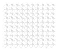Tazze Porta Anelli Usa e Getta di qualità Superiore per Inchiostro a Pigmenti per Tatuaggi, Dimensioni Medie, per Esercizi in Studio di Tatuaggi o per Uso Domestico (100PCS)