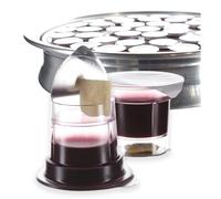 Tazze pre-riempite per comunione - Vassoio & Seatback Pew compatibile con tazze e wafer pre-riempite - Concord succo d'uva e pane - Scatola da 200 - Easy Open Fresh Communion Made in USA