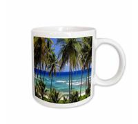 Tazze Swaying Palm Trees And Glimpses Of Blue Ocean Con Manici Tazza In Ceramica Colorata Mug In Porcellana Per Caffe Quotidiano Home