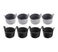 Tazze Uova in Camicia - Portauova Silicone 4 Pezzi | Cuociuova Antiaderente e Scatole Waffle | Set Tazze Uova da Cucina per Piano Cottura Friggitrice Casa Colazione