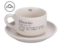 Tazzina caffè con piattino 90 ml, Victionary Bilancia