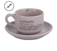Tazzina caffè con piattino 90 ml, Victionary Sagittario