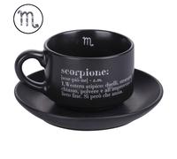 Tazzina caffè con piattino 90 ml, Victionary Scorpione