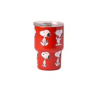 TAZZINA CAFFE' ESPRESSO IN ACCIAIO 90 ml TAKE AWAY SNOOPY ROSSO
