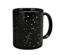 Tazzina da caffè in ceramica con dodici costellazioni di colore cambia calore, sensibile al calore per bevande calde e fredde