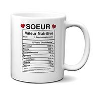 Tazzina regalo per il giorno - Etichetta Valore nutritivo Eccezionale - Idea regalo umoristico - Originale compleanno festa