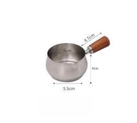 Tazzina Salsa 120ml per Ristorante con Presa Tazzina Salsa 120ml(Silver) | Design per trasparente visivo no, metallo lucido, base tonda stabile, 120ml, perfetto per salse