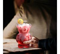 Tazzine Bicchiere Di Tazza Latte Macchiato Orso Degli Occhiali