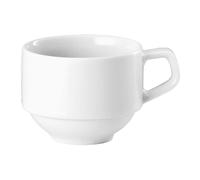 Tazzine Caffè Bianche - Set 6 Tazze Espresso Omnia 10 cl Porcellana Arthur Krupp