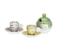 Tazzine Thun per caffè espresso, set due tazzine con zuccheriera Oasi