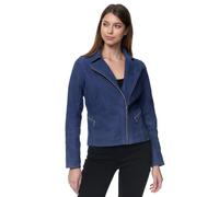 Tazzio Giacca in pelle da donna F500, Blu, M