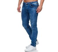 Tazzio Jeans Slim Fit da uomo, elasticizzati, in denim, 16533, Blu, 40W x 30L