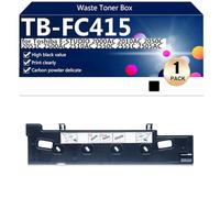 TB-FC415 2010AC Contenitore per Toner di Scarto ad Altissima Capacità Compatibile per Toshiba E-STUDIO 2000AC 2010AC 2050C 2051C 2500AC 2510AC 2550C 2551C 2505AC Stampanti, Chiare e Nitide,Black-1 pac